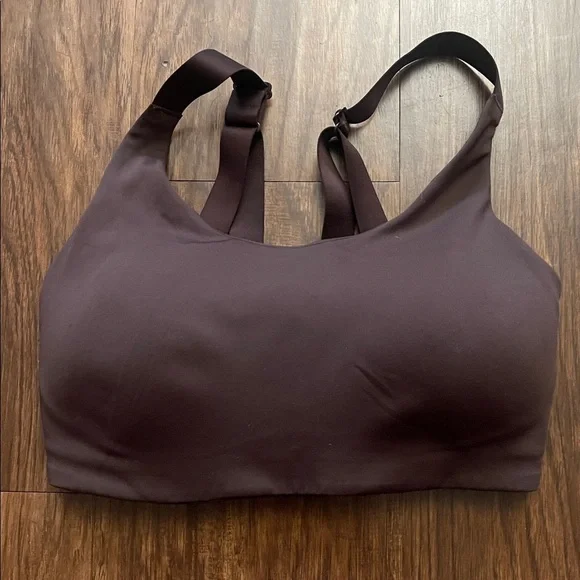 Lululemon In Alignment Bra Light Support Activewear Workout Brown  32D - Picture 4 of 12